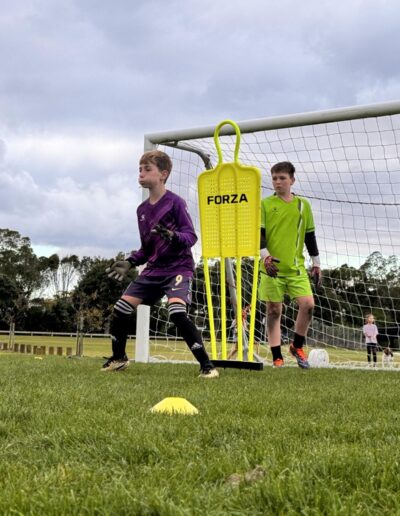 Developing goalkeeping fundamentals in young soccer players
